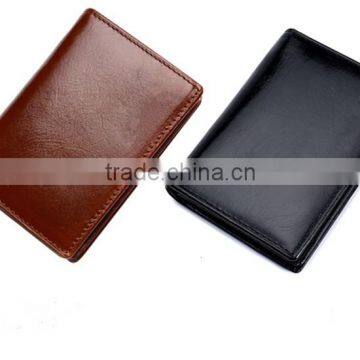 Supply 2015 new design business card wallet PU business card holder