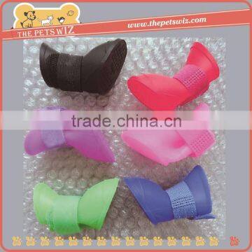 Fashion china supplier shoes use silicone heat transfer label ,p0wpw style dog shoes for sale