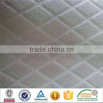 Factory Selling 100%polyester embossing velour auto roof fabric