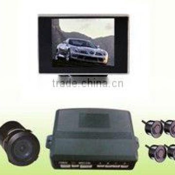 Video parking sensors rearview camera system