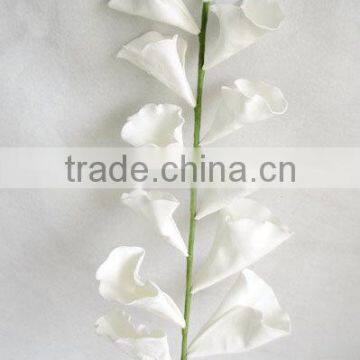 High Quality artificial flowers 39" EVA CALLA FLOWER SPRAY for home decorations artificial flowers exporter