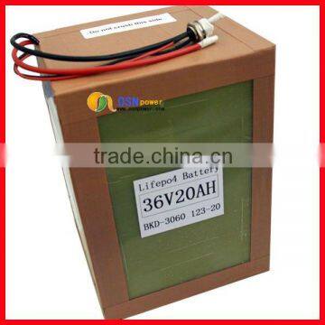 Lifepo4 A123 36V 20AH Battery pack