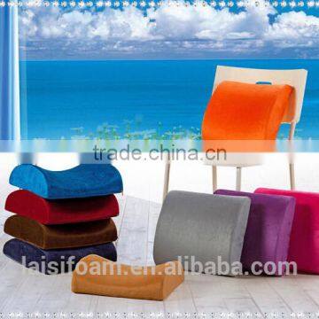 100% polyester memory foam pillow for car seat cushion LS-C-001-C car cushion