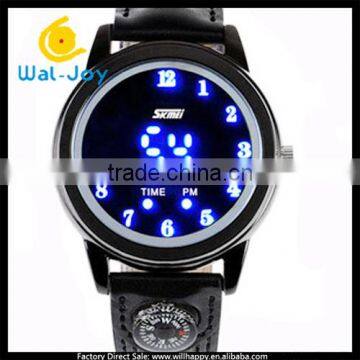 2014 made in china fashion 30ATM waterproof men LED calendar wrist watch(WJ-2221)