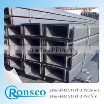 2016 sus 304 Ss400 Jis Standard U Channel Steel Sizes