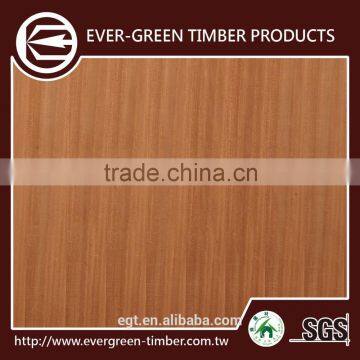 Made in Taiwan Sapelli Wood Veneer for 7mm Plywood