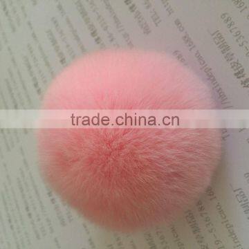 Fur Talk Wholesale Colorful Rex Rabbit Fur Pom Pom Ball