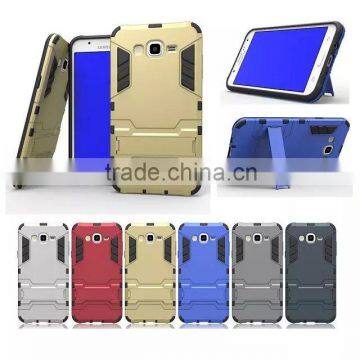 Armor Hybrird Silicon Plastic Kickstand Case For Samsung J7 J700F/J5 J500F/J1 Ace/A8 A8000