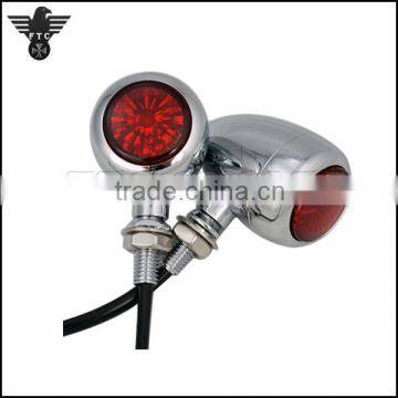 Aftermarket Chrome Motorcycle LED Indicator Lamp Turn Signals