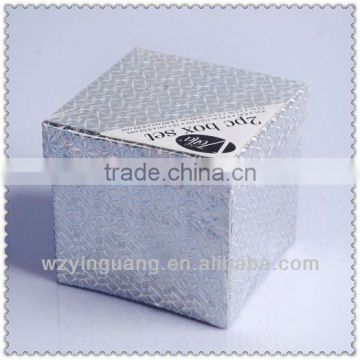 Laser laminated hard paper gift box for storage