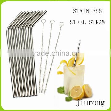 Drinking Straws Bar Accessories Type and LFGB,FDA,CIQ,CE / EU,SGS,EEC Certification stainless steel straws