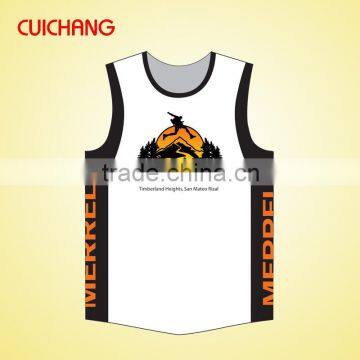 custom sublimated running singlet&running singlet