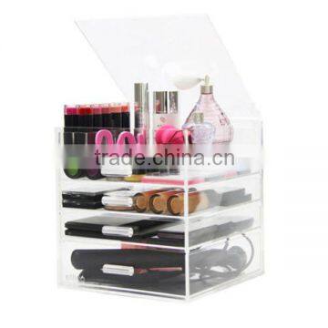 Wholesale small clear acrylic boxes with lids