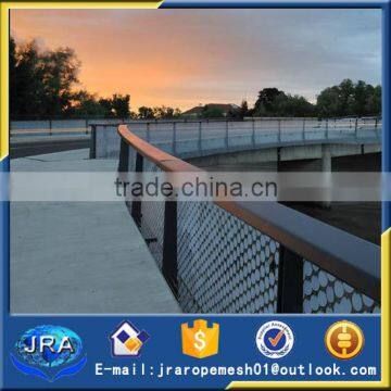 stainless steel bridge railing decorate rope mesh