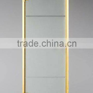 Transparent glass door with Aluminium frame KD-7091