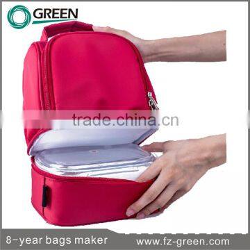 Effect cooler bags wholesale with food compartment