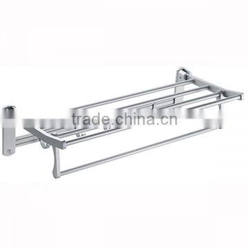 Chinese quality bronze hotel style polished bath 600 mm aluminum wall mounted vertical towel rack