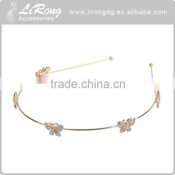 Metal butterfly pattern Crystal mosaic headband manufacturer