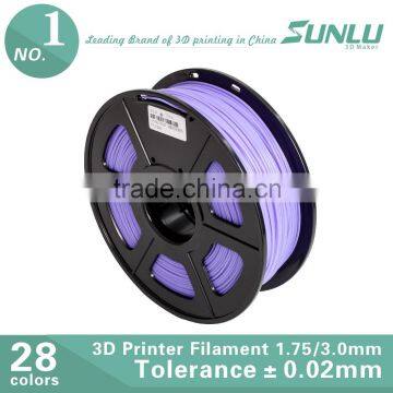 PLA / ABS / HIPS/WOOD/Flexible 1.75mm abs filament dropship