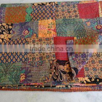 WHOLESALE LOTS IKAT KANTHA THROWS AND QUILTS INDIA