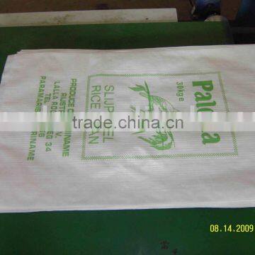 white pp woven bag for packing