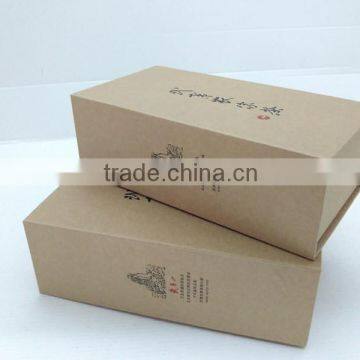 Manufacturer Custom High End Book Shape Hinged Paper Tea Packaging Box