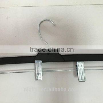 Black Hangers With Mental Lips Plastic Clothes Hanger