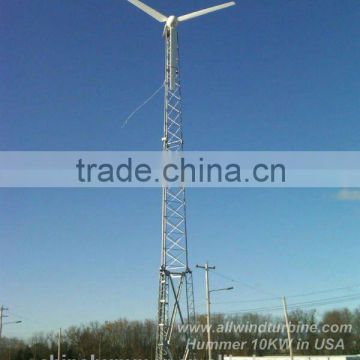 10kw utility-scale wind turbine for green electricity on grid wind generator system