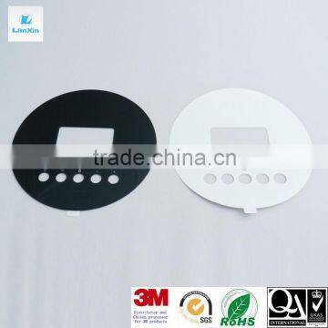 Print plastic PC board with adhesive backing