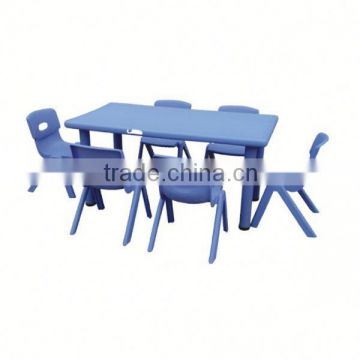 children plastic 6 seats table