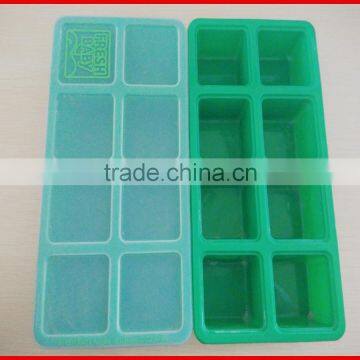 Good quality green silicone ice cream mold