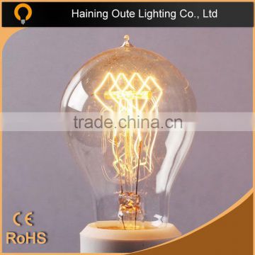 Vintage Vetro Tungsten Filament incandescent E27 A70 Edison Light Bulb Lamp Incandescent