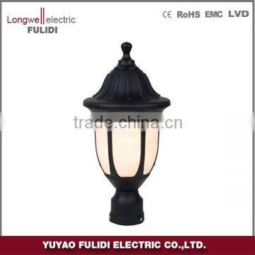 P213 Plastic Outdoor Lamp Garden Lantern Exterior Standing Energy Saving Light Lamp