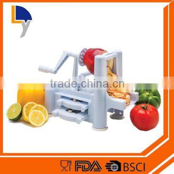 2015 new design spiralizer tri-blade vegetable spiral slicer