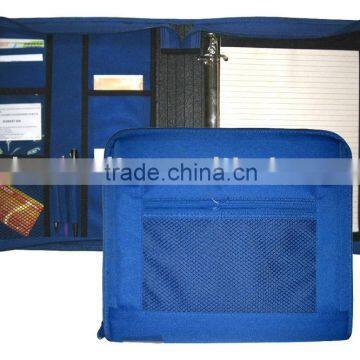 600D NYLON 3-RING BINDER ZIPPER FOR STUDENT,