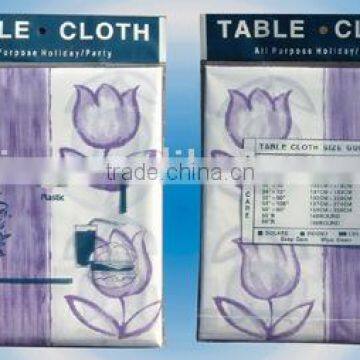 PEVA printed plastic tablecloth