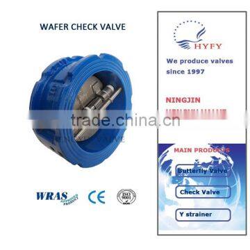 CE WRAS DNV certificate Wafer Check Valve PN10 PN16 PN25