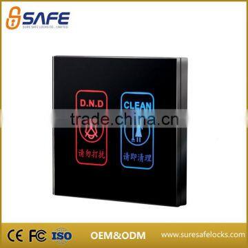 New tempered glass hotel room electronic touch screen switch panel