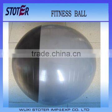 wholesale PVC double color yoga ball with customed logo