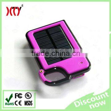 1450mAh mini solar engery power bank easy take away