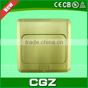 2015 CGZ Brand new hot sale multi electrical extension floor socket low price