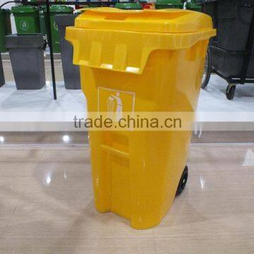 plastic mobile litter bin/ waste container