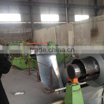 simple hydraulic steel coil decoiler slitting recoiler machine