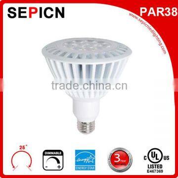 2014 cree chip UL,cUL,Energy Star certified led par38 spotlight holders