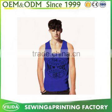 Gym Singlets Mens Tank Tops Stringer mans Bodybuilding vest OEM