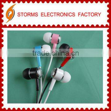 High Performance sound new metal in-ear headphone&earphone