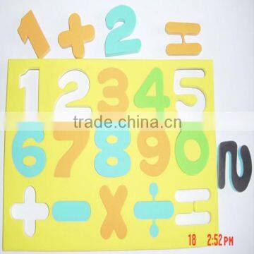 kids learning toys custom handmade eva puzzle fridge magnet, kids alphabet fridge magnets puzzle
