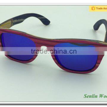 2015 FDA Colorful Bamboo Wooden Sunglasses Cheap Wholesale Wooden Sunglasses China Sunglasses Custom Printed Sunglasses