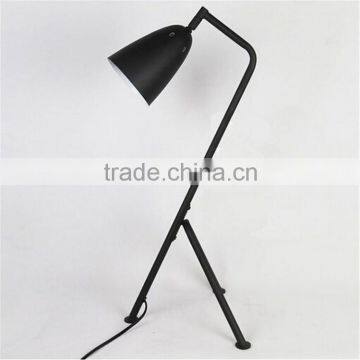 the best selling product in 2016 metal black golden orange tripod lamp for table and floor