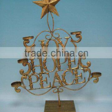 decorative Metal Merry christmas words for christmas decoration